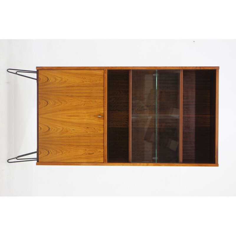 Vintage rosewood bookcase by Poul Hundevad, Denmark 1960s