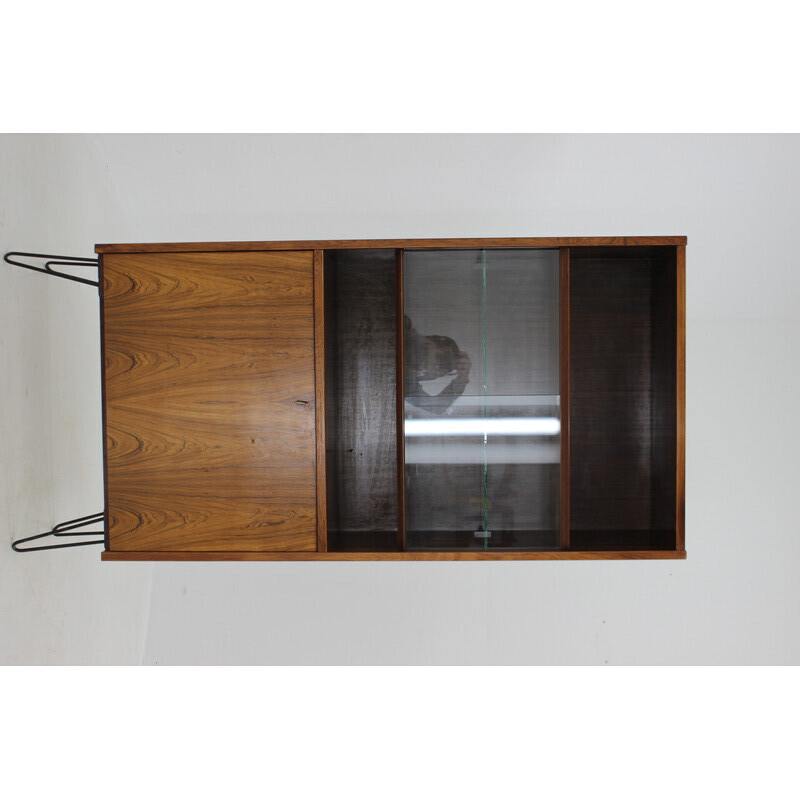 Vintage rosewood bookcase by Poul Hundevad, Denmark 1960s