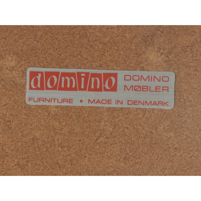 Zweiteiliger Vintage-Sekretär von Domino Møbler, Dänemark 1960er Jahre