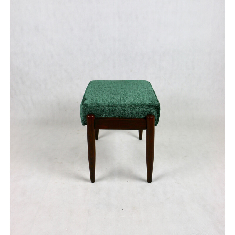 Tabouret vert vintage par Edmund Homa, 1970