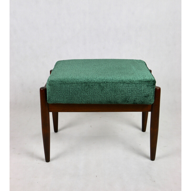 Vintage green stool by Edmund Homa, 1970s