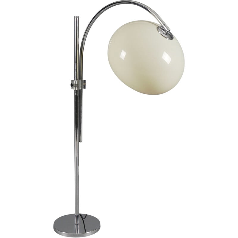 Verstellbare Lampe aus Chrom und Kunststoff, 1970er Jahre