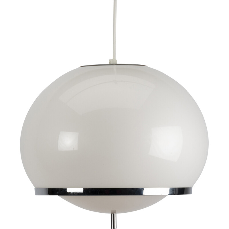 Suspension blanche vintage Relipca Guzzini