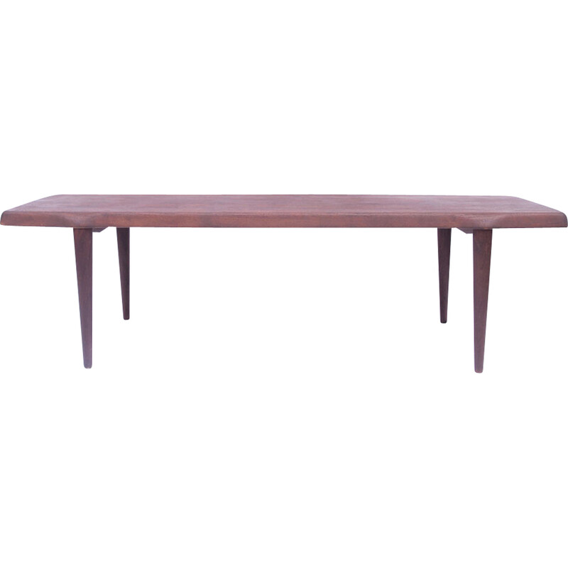 Scandinavian vintage teak coffee table by John Borné Mikael Laursen, 1960-1970s