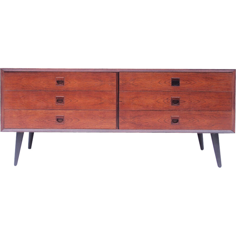 Credenza scandinava vintage Brouers in palissandro Rio, 1950-1960