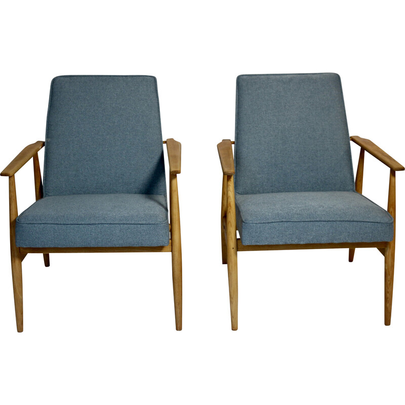 Paar vintage fauteuils 300-190 van Henryk Lis, 1970