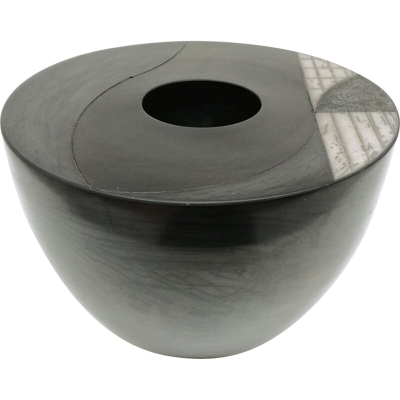 Pot in ceramic by Jacques Dessauvage also called Tjok - 2000s