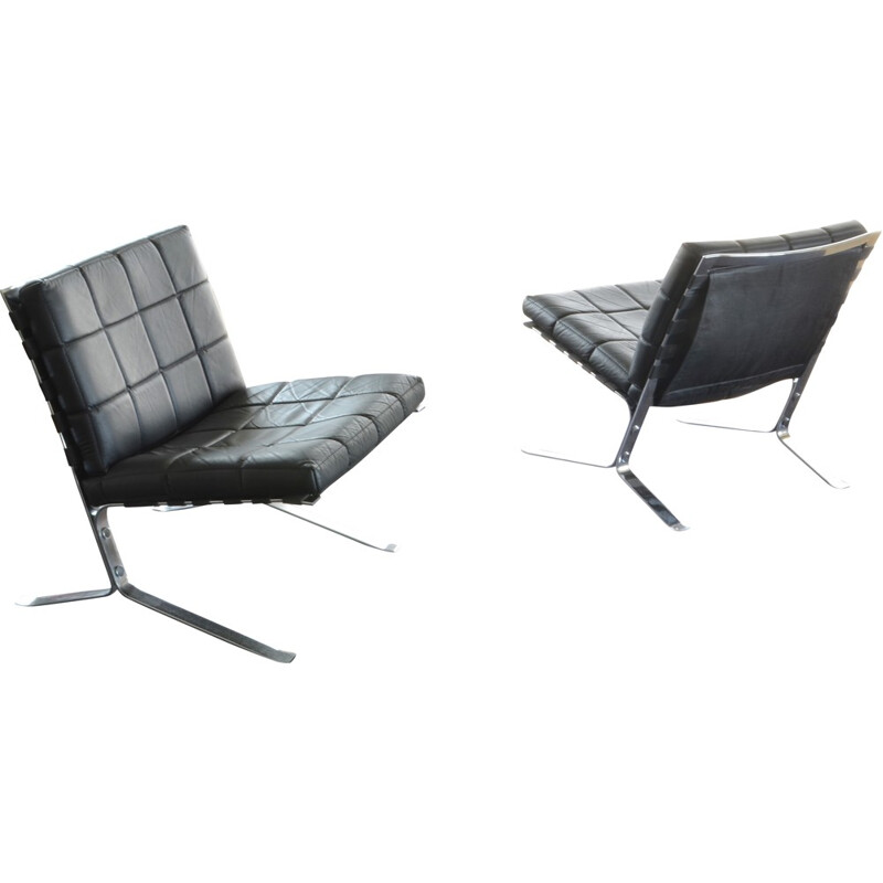 Pair of armchairs "Joker" by Olivier Mourgue for Airborne - 1960s