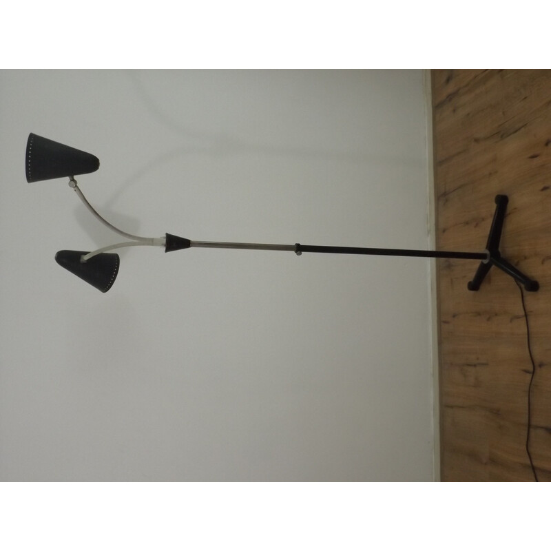 Vintage adjustable floor lamp by Busquet for Hala, Holland 1960s