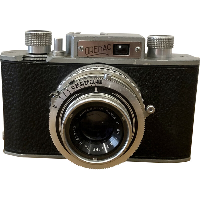 Vintage silver camera