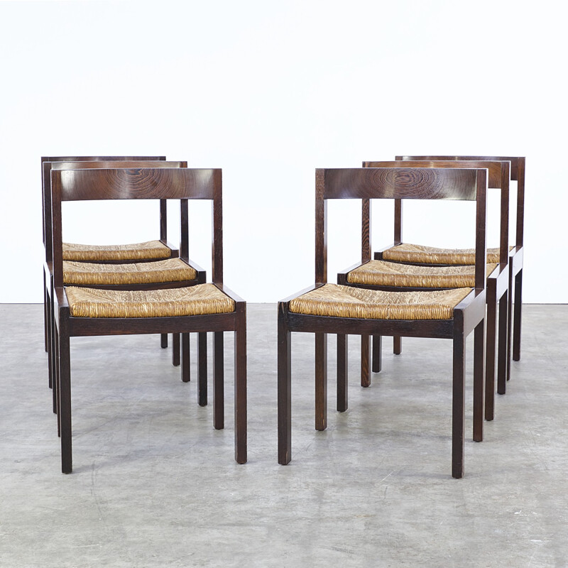 Set of 6 Spectrum dining chairs, Martin Visser - 1960s