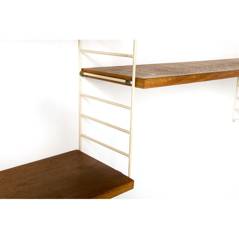 Teak string shelves, Nisse Strinning - 1950s