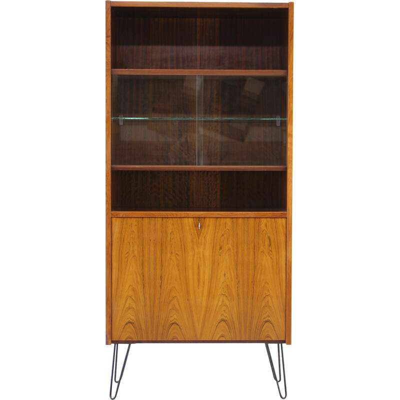 Vintage rosewood bookcase by Poul Hundevad, Denmark 1960s