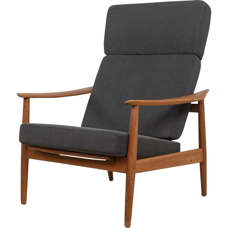 Vintage fauteuil Fd 164 van Arne Vodder voor France en Søn, jaren 1960