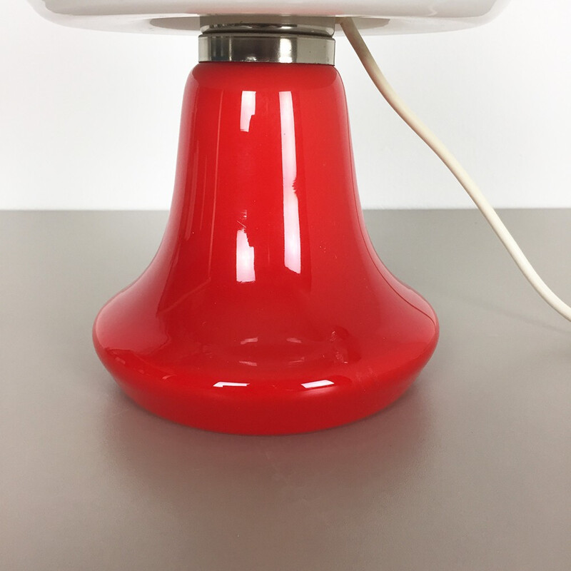 Original swedish handblown glass desk light - 1970s