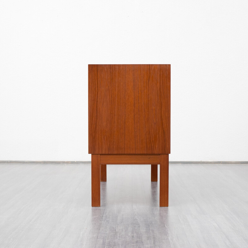 Scandinavian sideboard in teak with 2 doors - 1960s