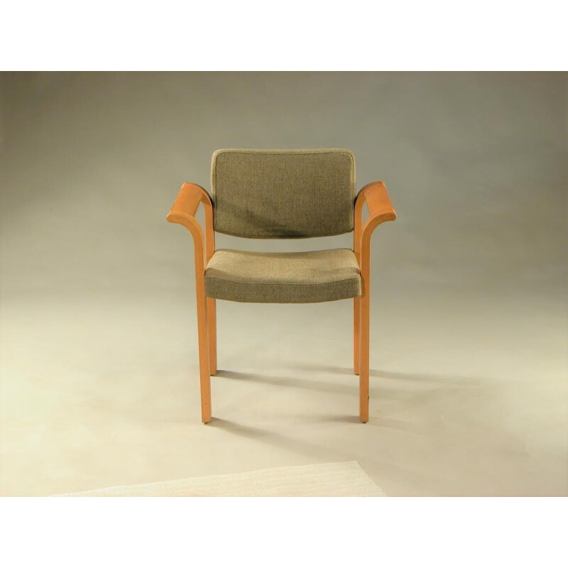 Vintage conference armchair by Rud Thygesen and Johnny Sørensen for Magnus Olesen, 1975