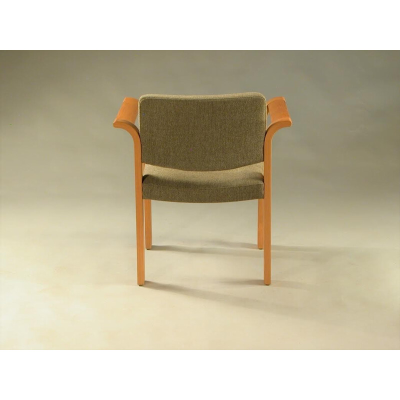 Vintage conference armchair by Rud Thygesen and Johnny Sørensen for Magnus Olesen, 1975