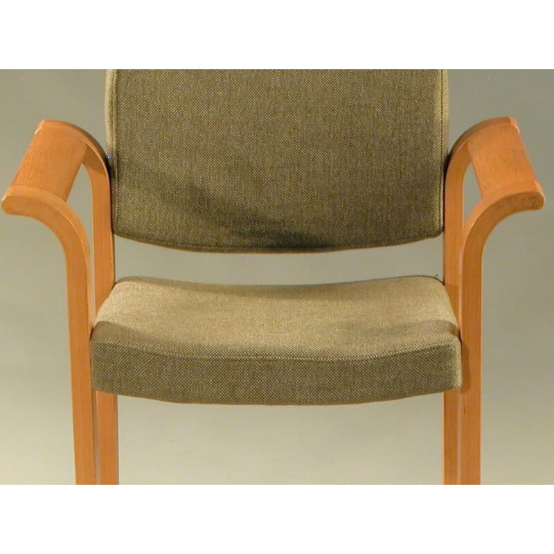 Vintage conference armchair by Rud Thygesen and Johnny Sørensen for Magnus Olesen, 1975