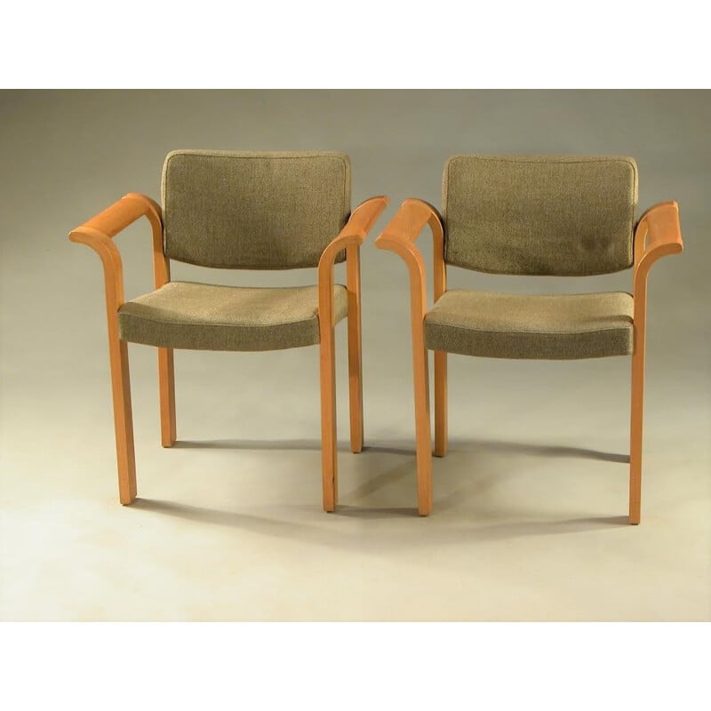 Vintage conference armchair by Rud Thygesen and Johnny Sørensen for Magnus Olesen, 1975