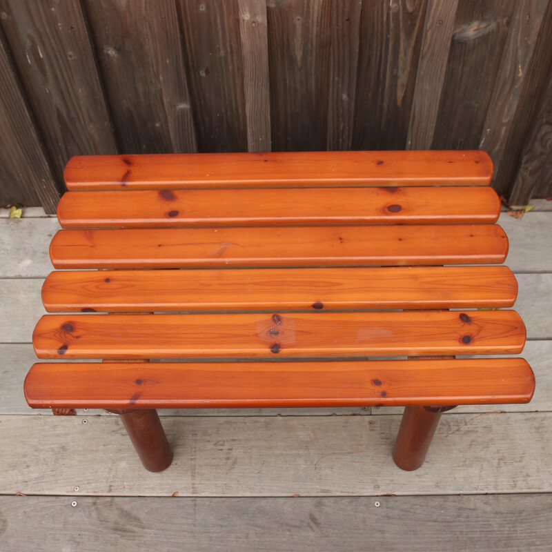 Vintage pine side table