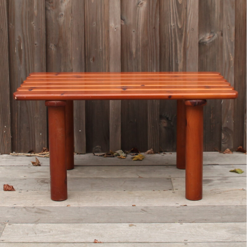 Vintage pine side table