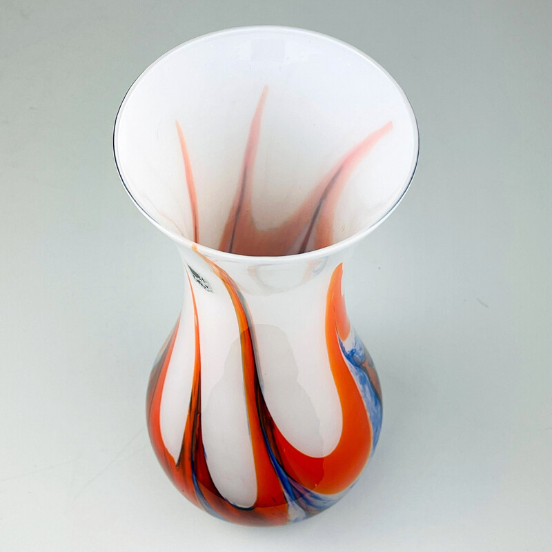 Vintage Murano glass vase by Carlo Moretti, Italy 1970s