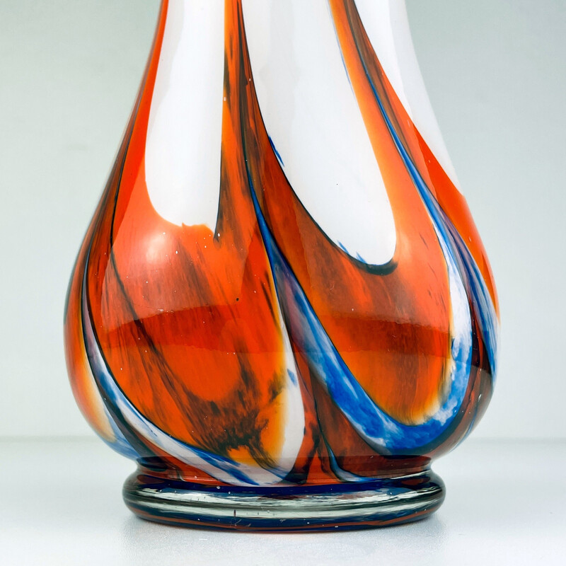 Vintage Murano glass vase by Carlo Moretti, Italy 1970s