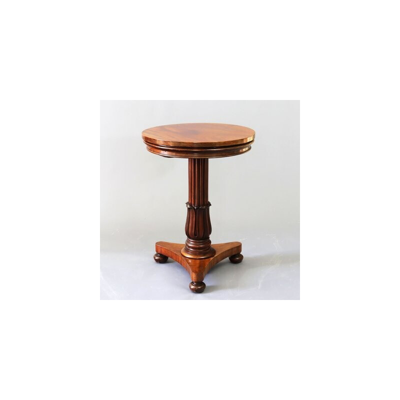 William IV vintage mahogany coffee table by Johnstone, 1835