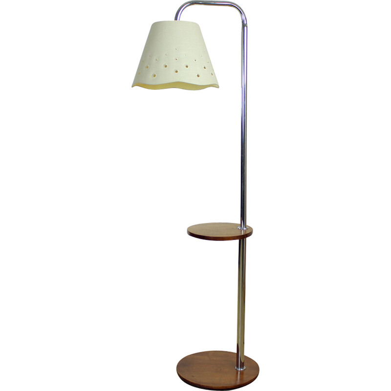 Vintage functionalist floor lamp by Jindrich Halabala, Czechoslovakia 1930