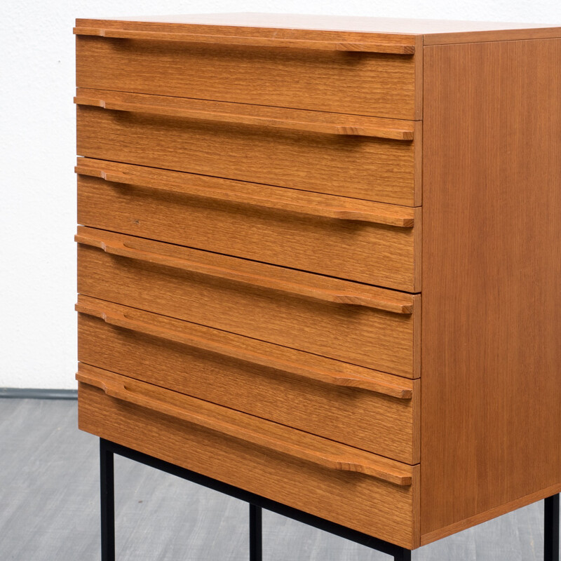 Teak chest of drawers - 1960s