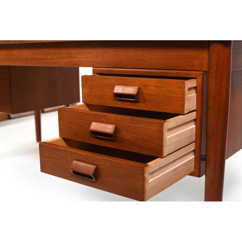 Vintage teak double-desk by Børge Mogensen, Denmark 1950s