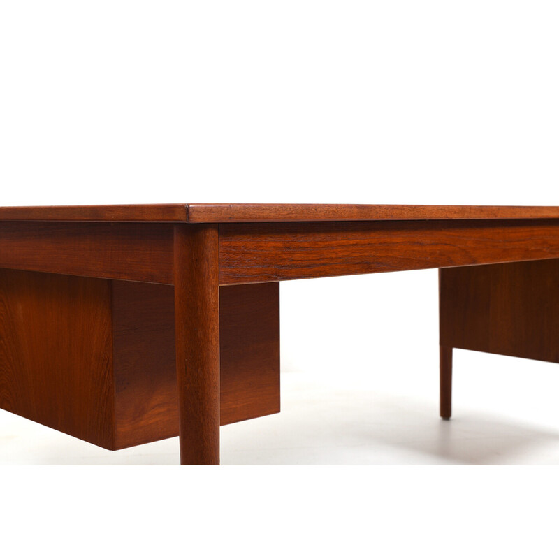 Vintage teak double-desk by Børge Mogensen, Denmark 1950s