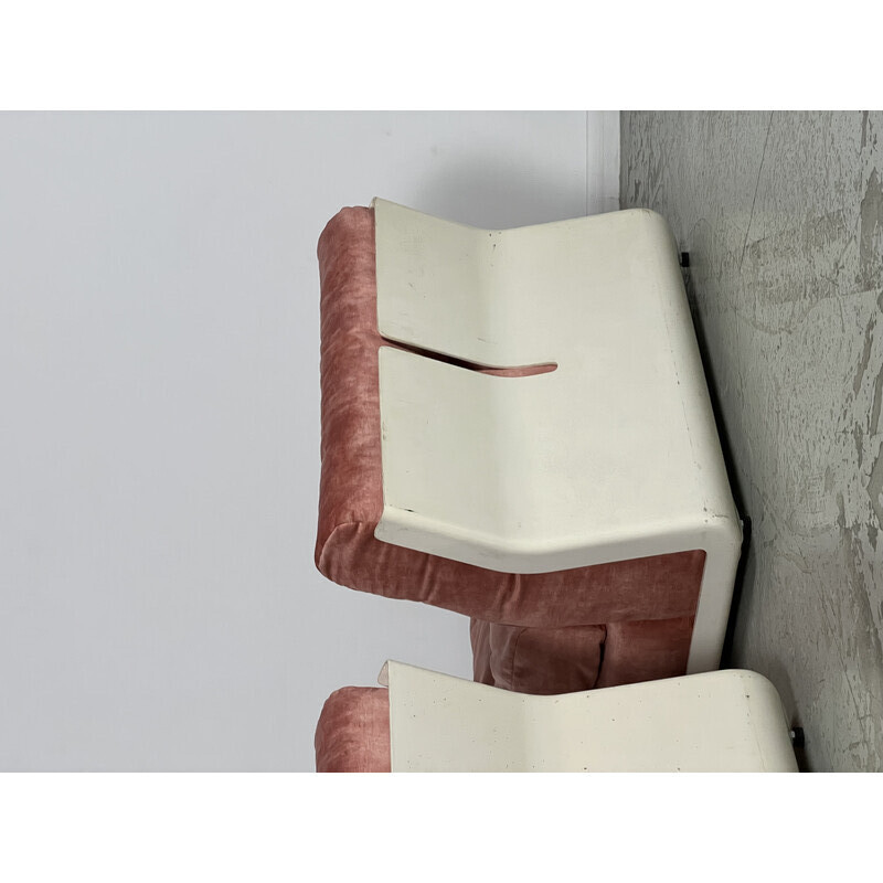 Paire de fauteuils vintage Amanta par Mario Bellini pour B et B Italia, 1960