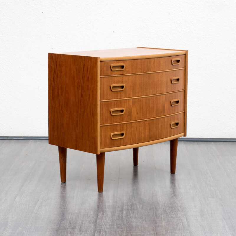 Petite commode scandinave en teck - 1960