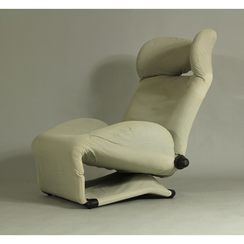 Vintage Wink lounge stoel van Toshiyuki Kita voor Cassina, Italië 1980