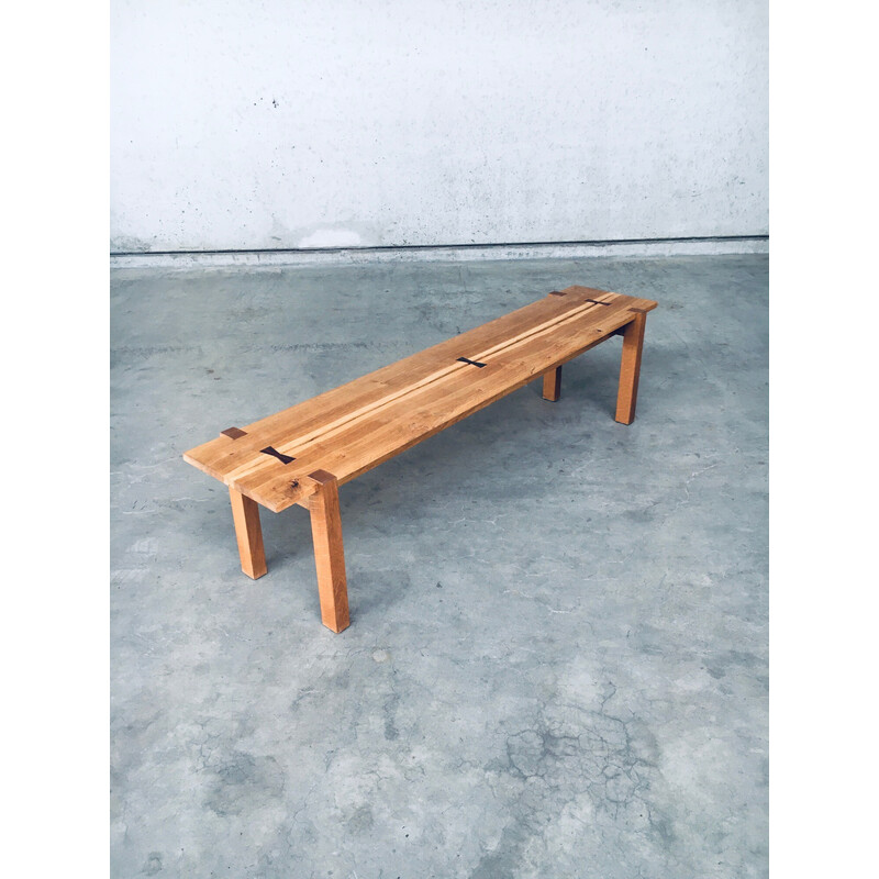 Vintage Butterfly Jointed side bench, Belgium 2000s
