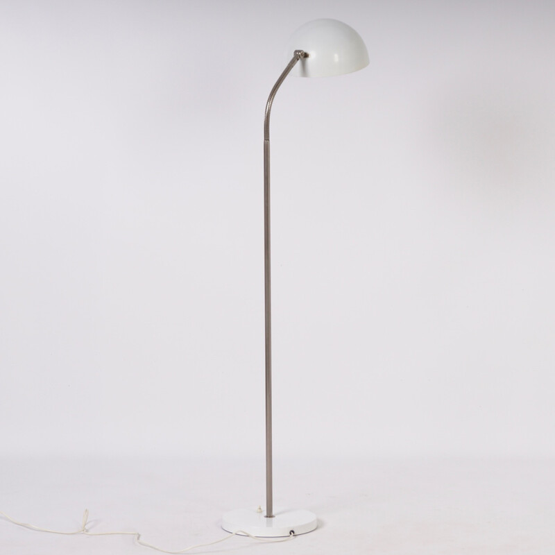 Adjustable white floor lamp made by Hala - 1950s