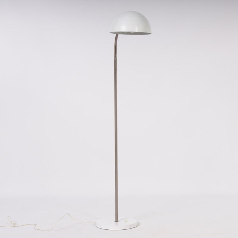 Adjustable white floor lamp made by Hala - 1950s