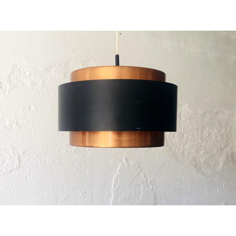 Vintage pendant lamp Saturn by Jo Hammerborg for Fog and Morup, Denmark 1960