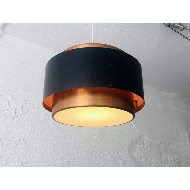 Vintage pendant lamp Saturn by Jo Hammerborg for Fog and Morup, Denmark 1960