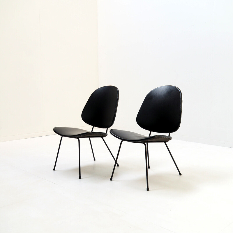 Pair of vintage chairs by W.H.Gispen for Kembo