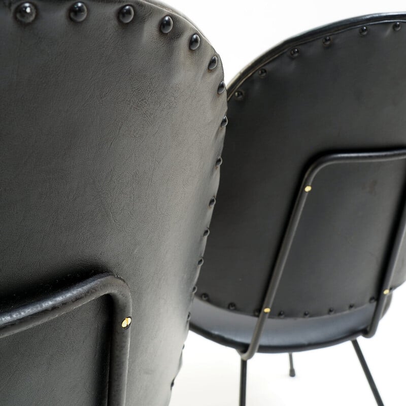 Paire de chaises vintage par W.H.Gispen pour Kembo