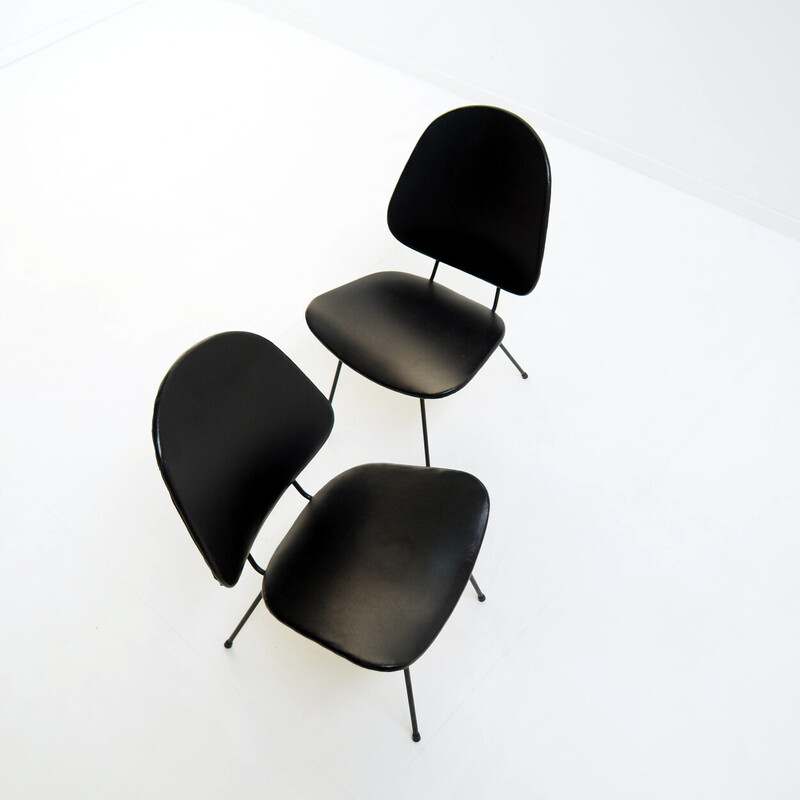 Pair of vintage chairs by W.H.Gispen for Kembo