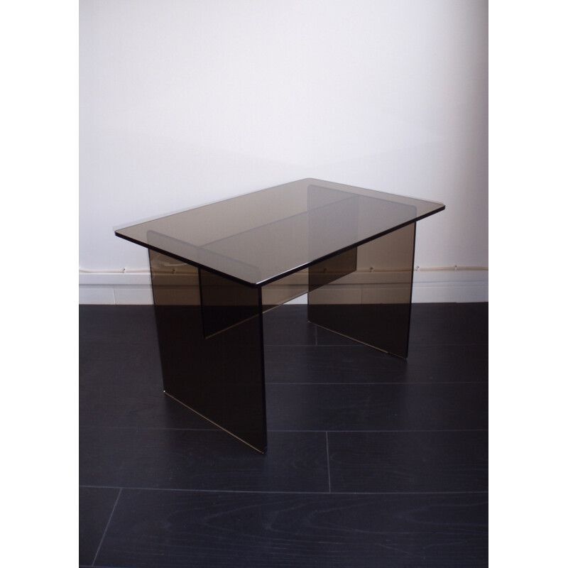 Italian glass coffee table - 1970s