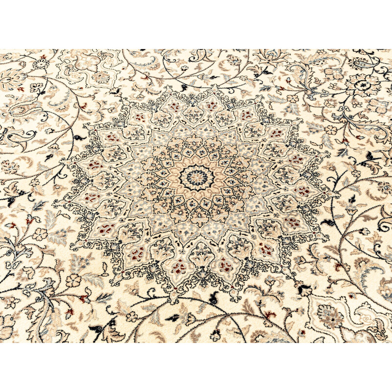 Tapete de lã Vintage Isfahan, Alemanha Anos 60