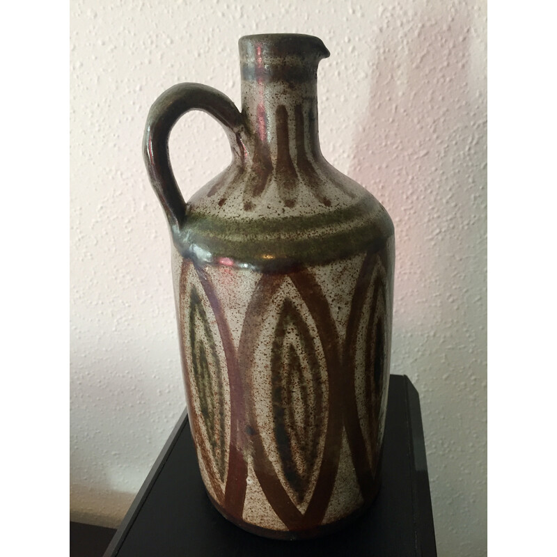 Vase vintage en céramique par Robert Picault, 1956