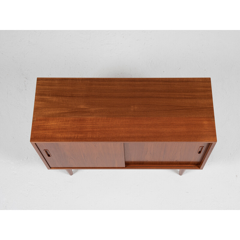 Vintage teak highboard by Hundevad and Co, Denmark 1960s