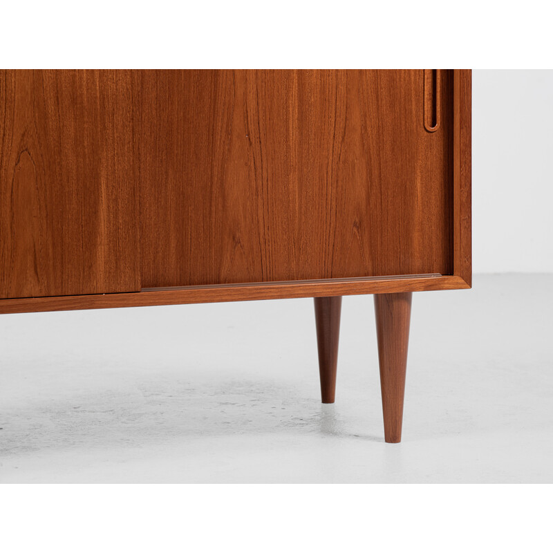 Vintage teak highboard by Hundevad and Co, Denmark 1960s