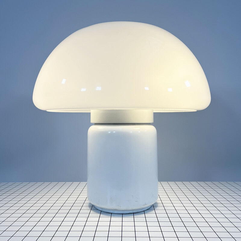 Lámpara de mesa Vintage Mushroom de Elio Martinelli para Martinelli Luce, años 70